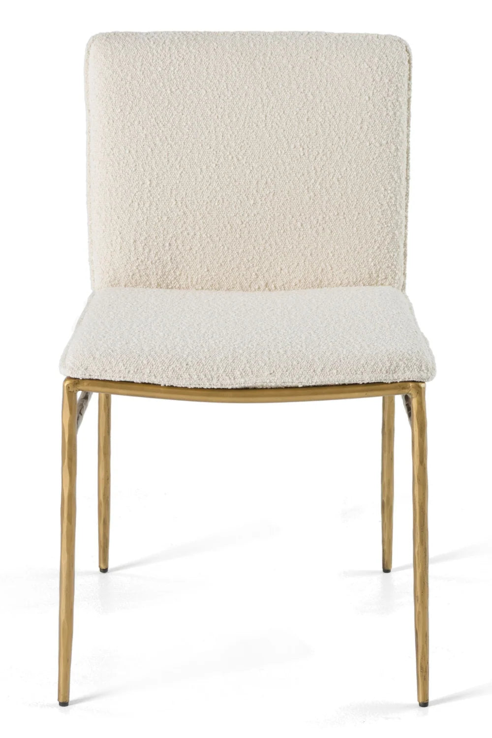 Luxury Brass Framed Modern Dining Chair European Style for Villa