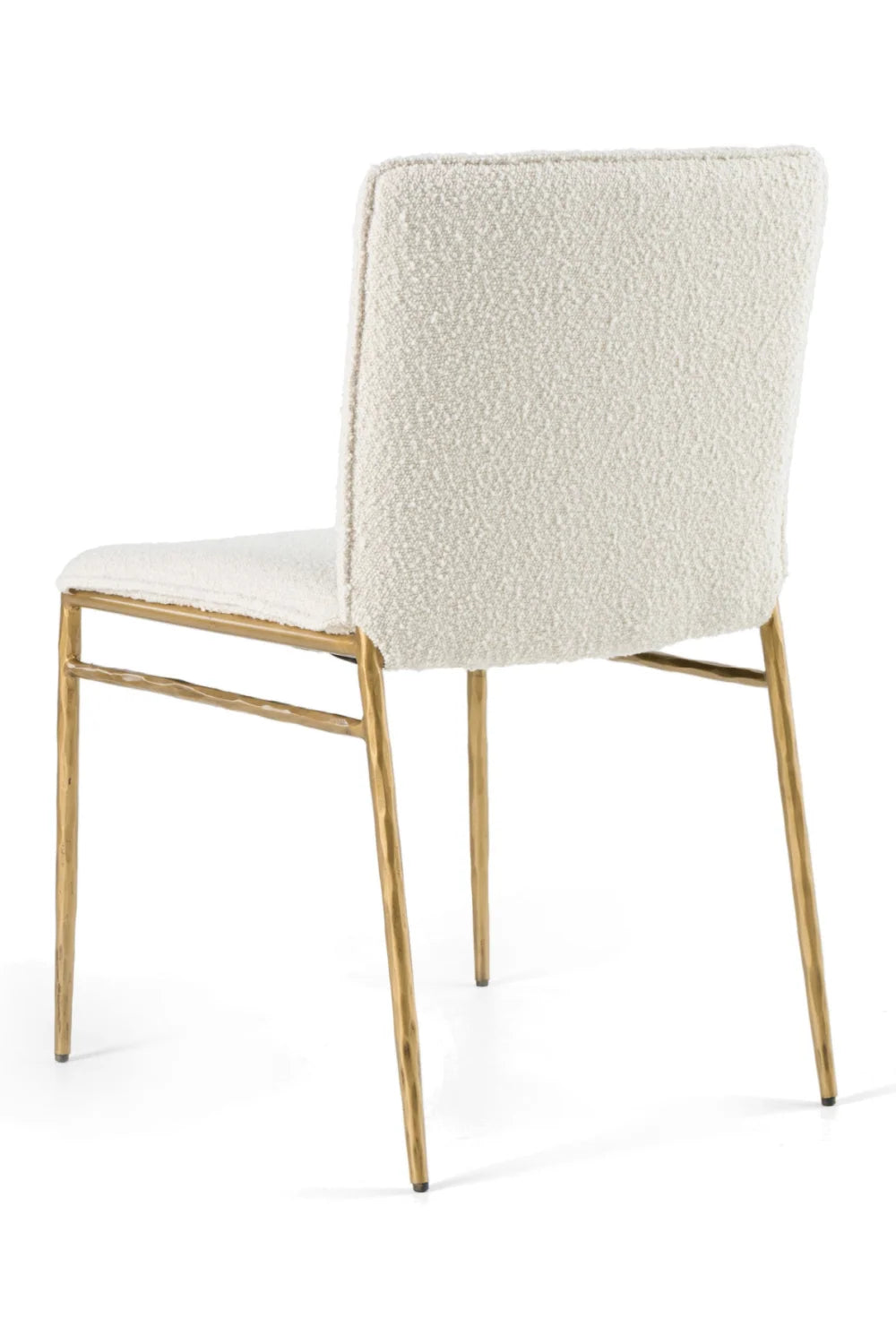Luxury Brass Framed Modern Dining Chair European Style for Villa