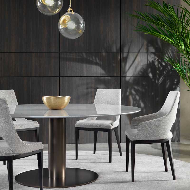 Luxury Break Dining Table Modern Italian Style for Villa