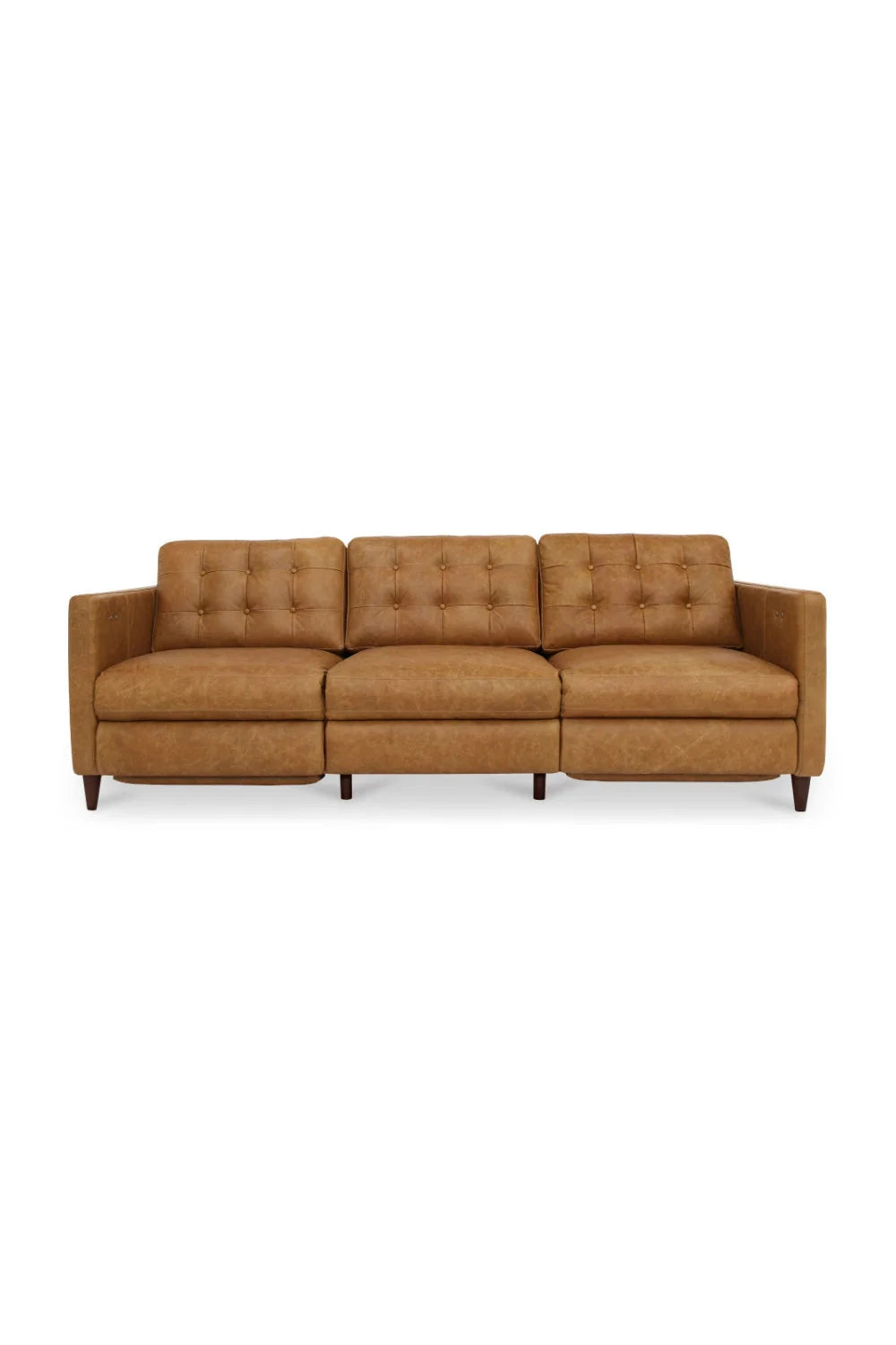 Luxury Bridgers Leather Recliner Sofa Modern Italian Style for Villa