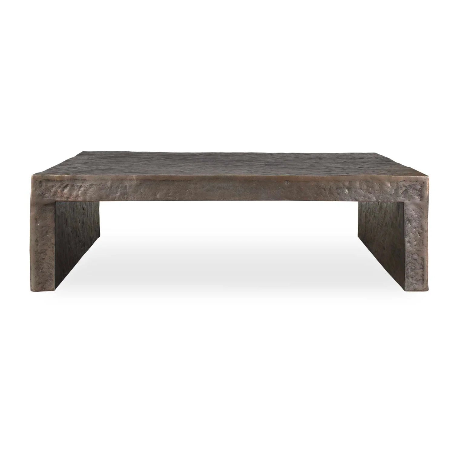 Luxury Bronze Aluminum Coffee Table Modern Italian Style for Villa