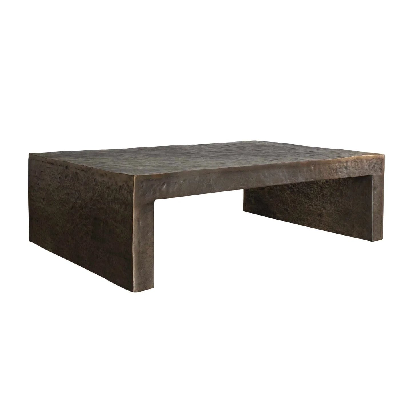 Luxury Bronze Aluminum Coffee Table Modern Italian Style for Villa