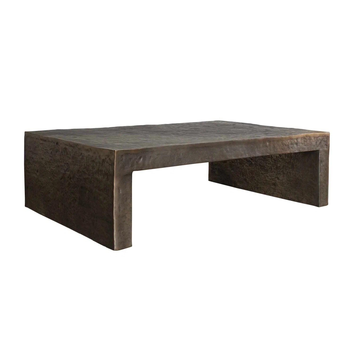 Luxury Bronze Aluminum Coffee Table Modern Italian Style for Villa