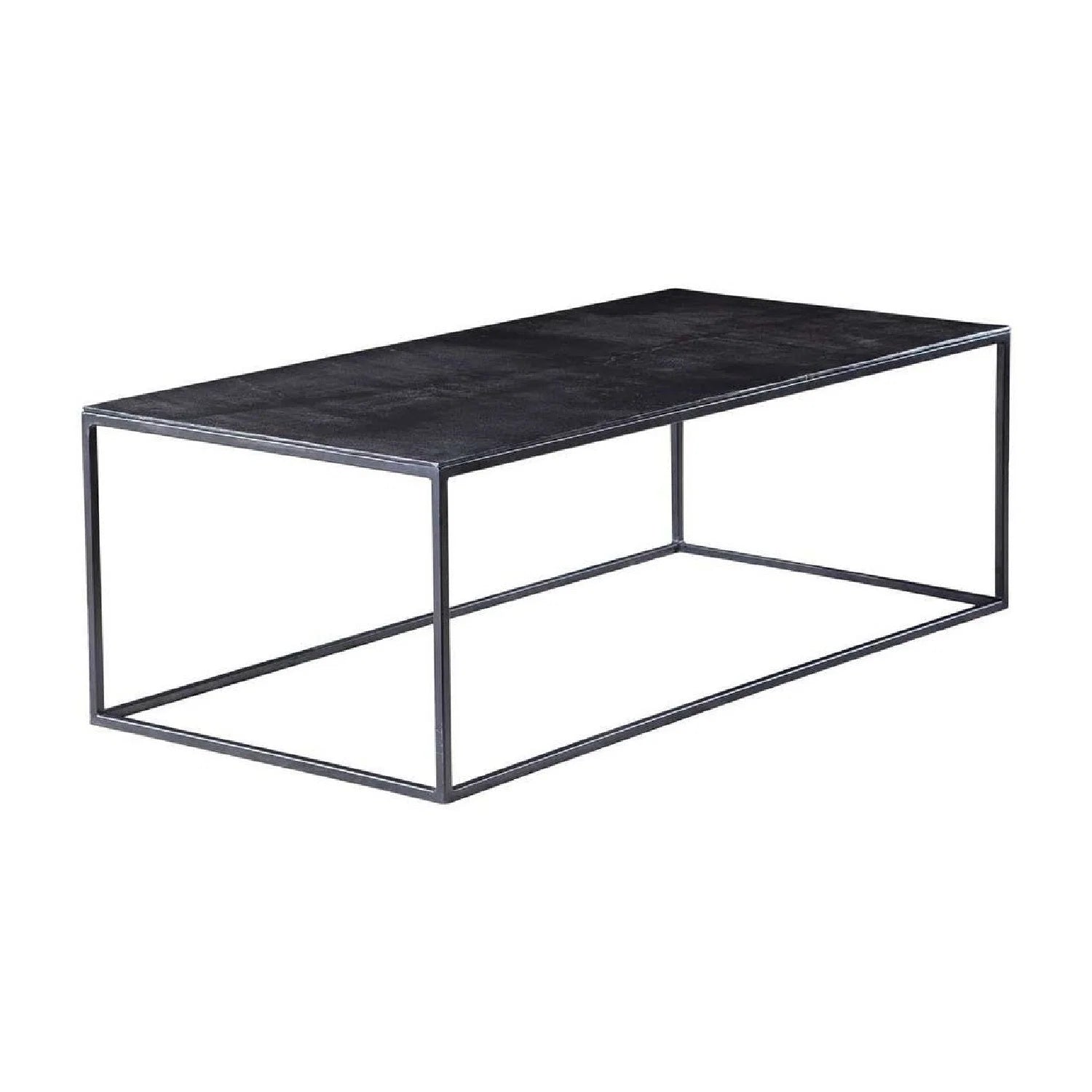 Luxury Bronze Aluminum Coffee Table Modern Italian Style for Villa