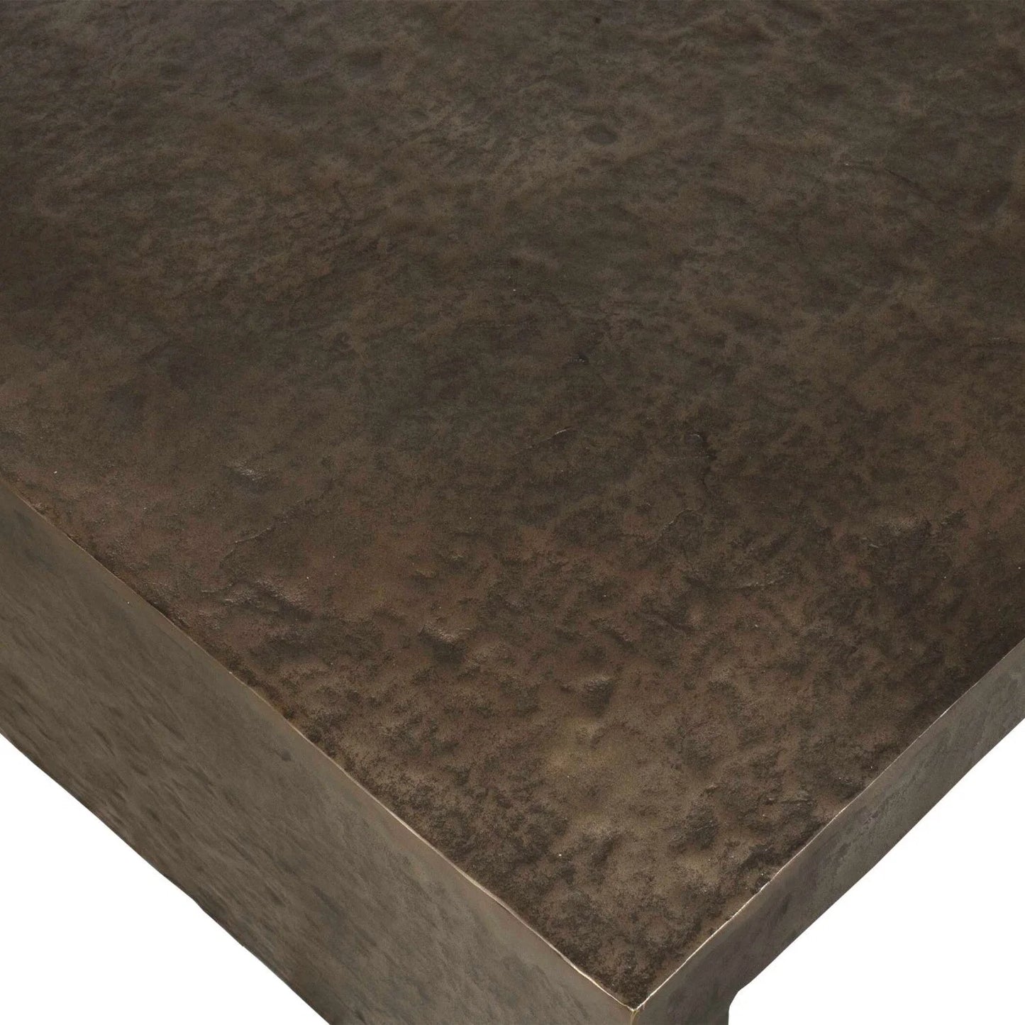 Luxury Bronze Aluminum Coffee Table Modern Italian Style for Villa