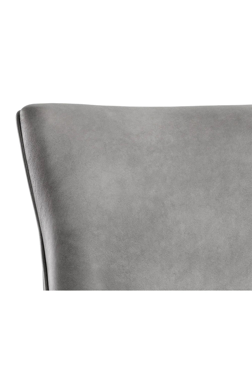 Luxury Bronze Cantilever Modern Dining Chair European Style for Villa