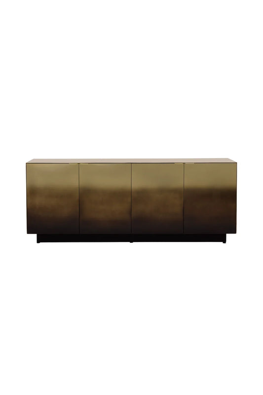 Luxury Bronze Ombre 4-Door Sideboard European Style for Villa
