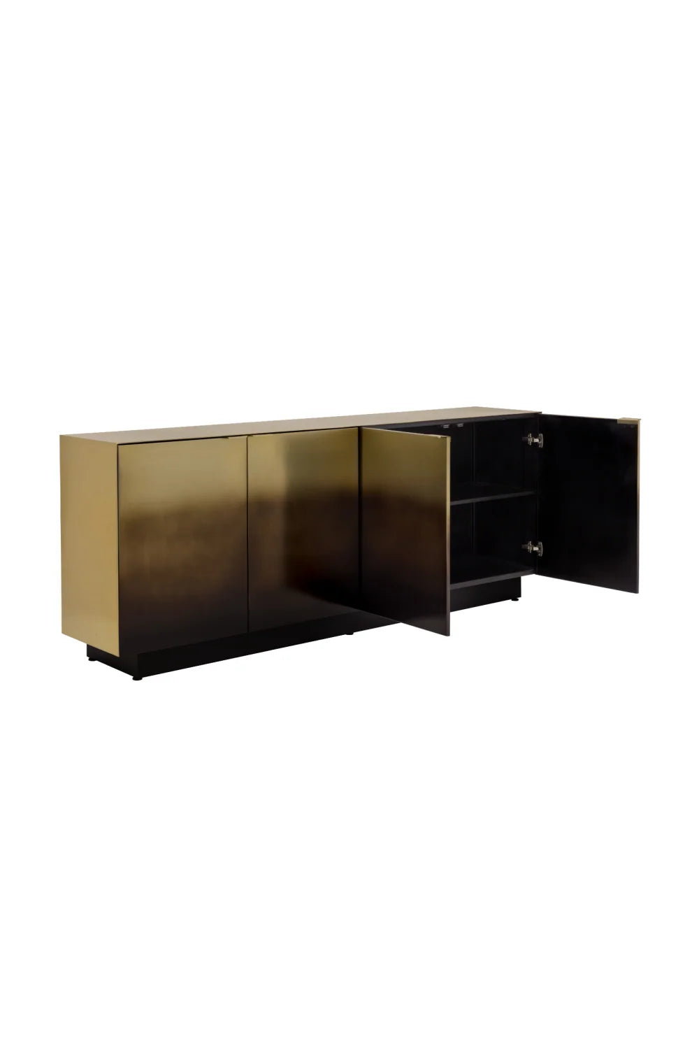 Luxury Bronze Ombre 4-Door Sideboard European Style for Villa