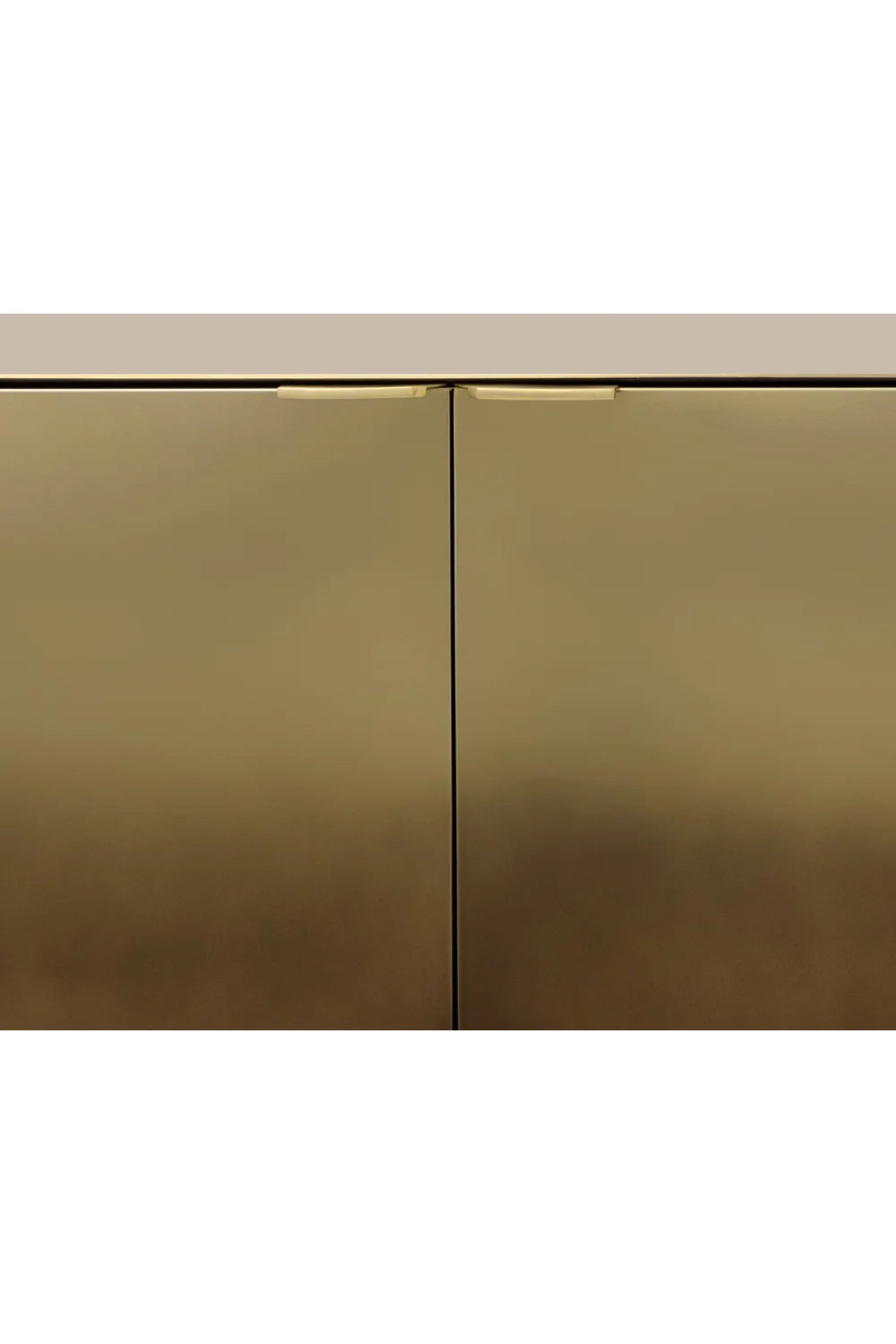 Luxury Bronze Ombre 4-Door Sideboard European Style for Villa