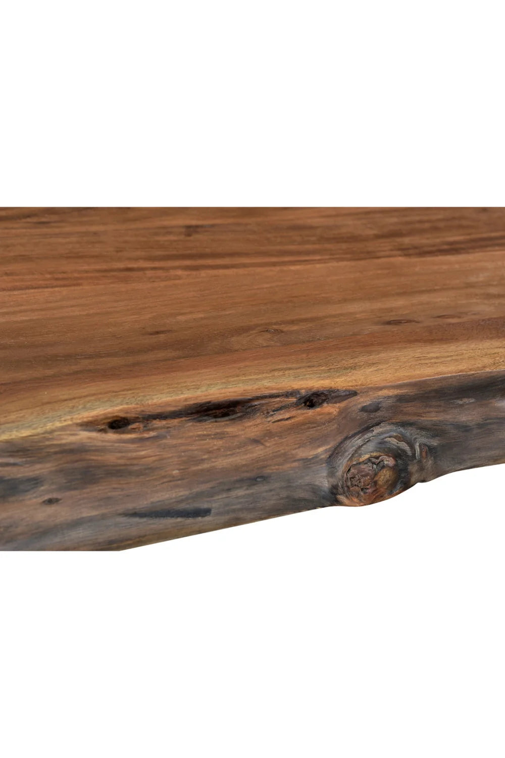 Luxury Brown Acacia Console Table Modern Italian Style for Villa