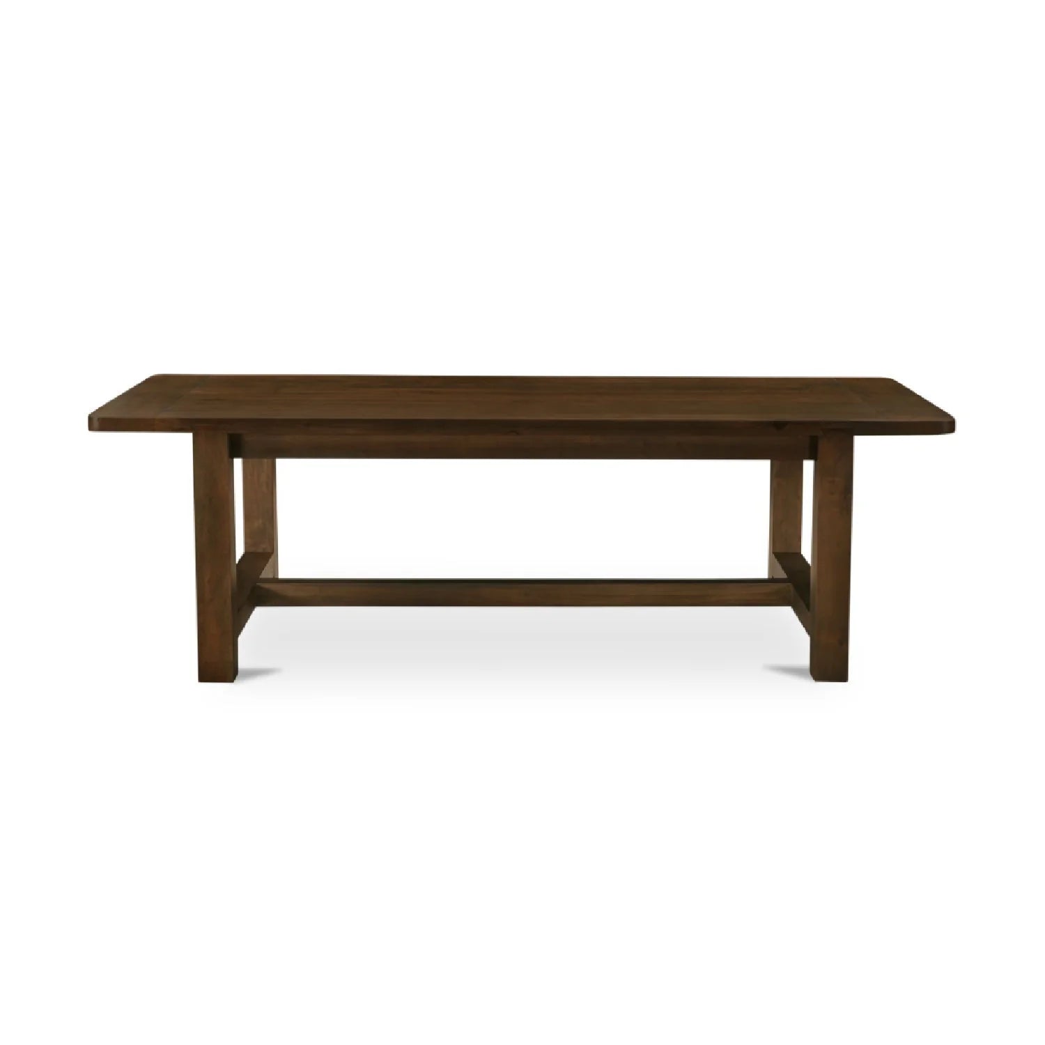 Luxury Brown Acacia Dining Table Modern Italian Style for Villa