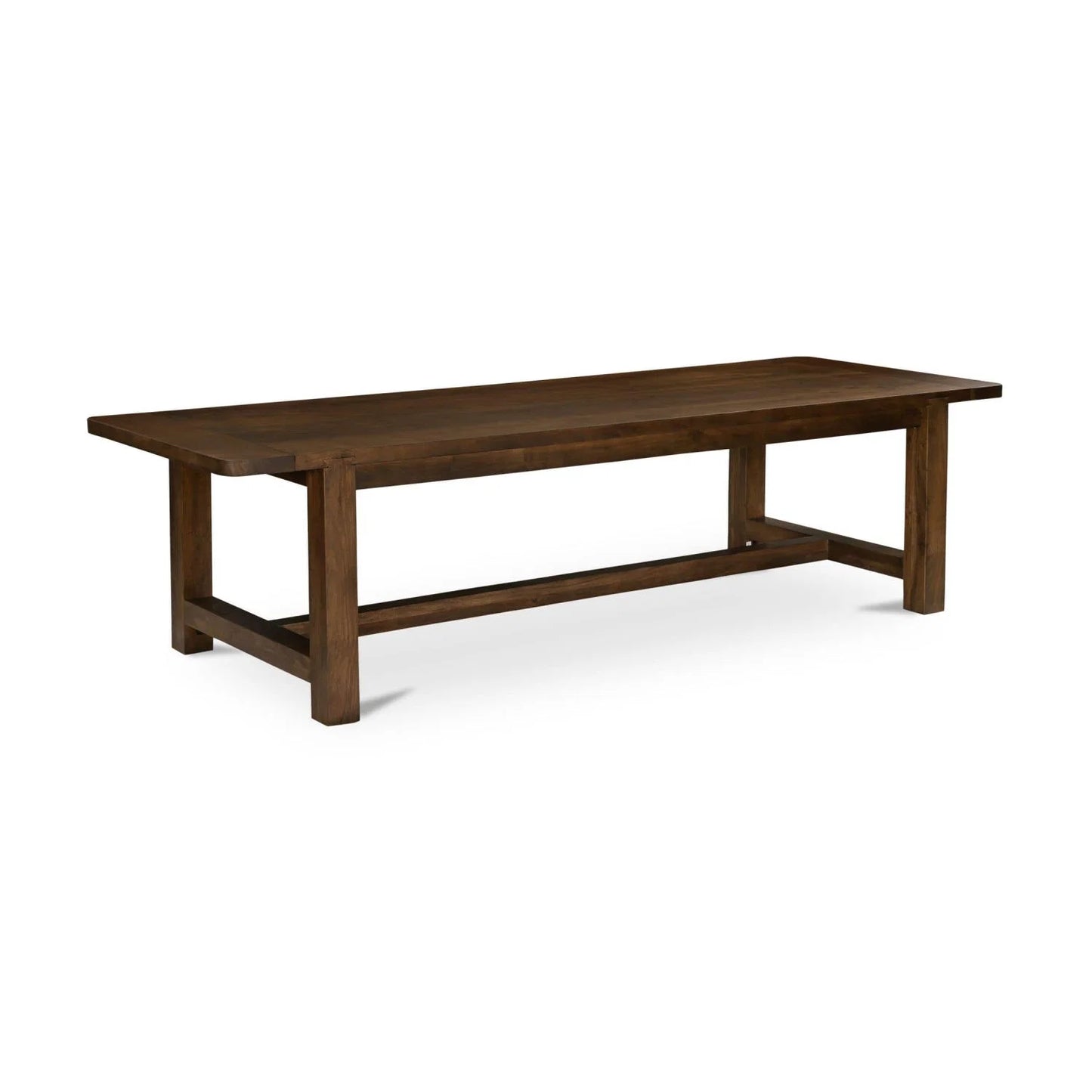 Luxury Brown Acacia Dining Table Modern Italian Style for Villa