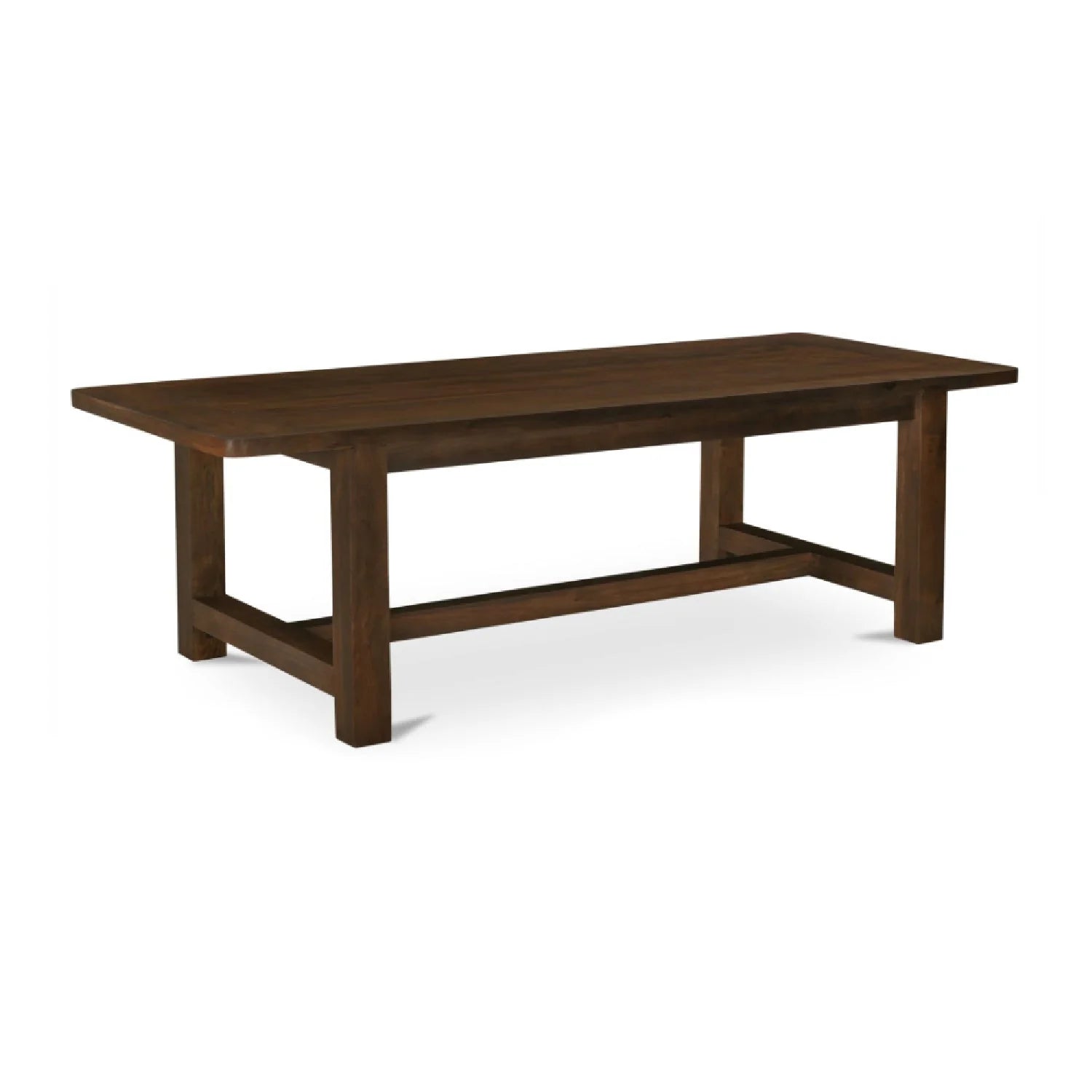 Luxury Brown Acacia Dining Table Modern Italian Style for Villa