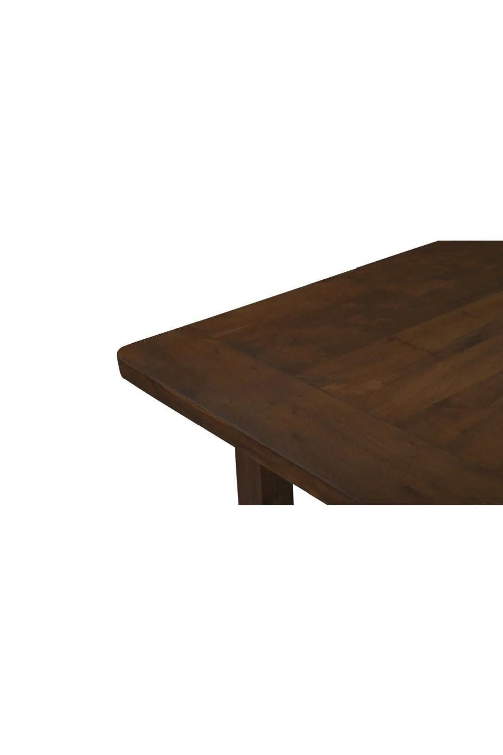 Luxury Brown Acacia Dining Table Modern Italian Style for Villa