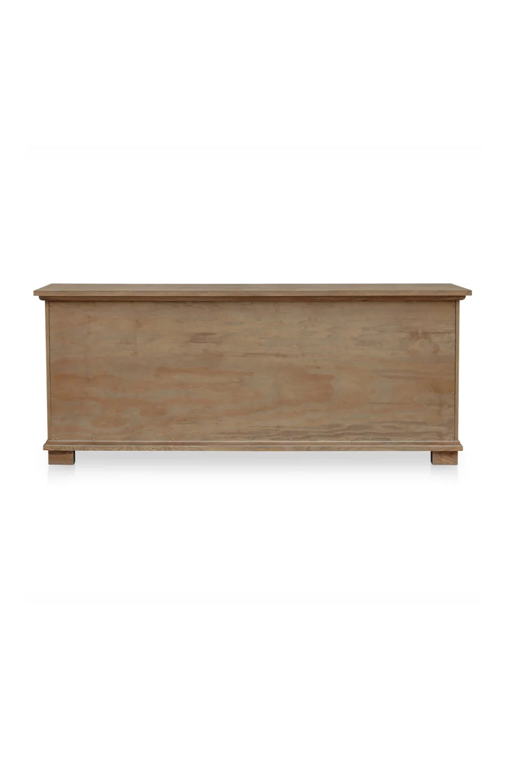 Luxury Brown Ash 4-Door Sideboard European Style for Villa