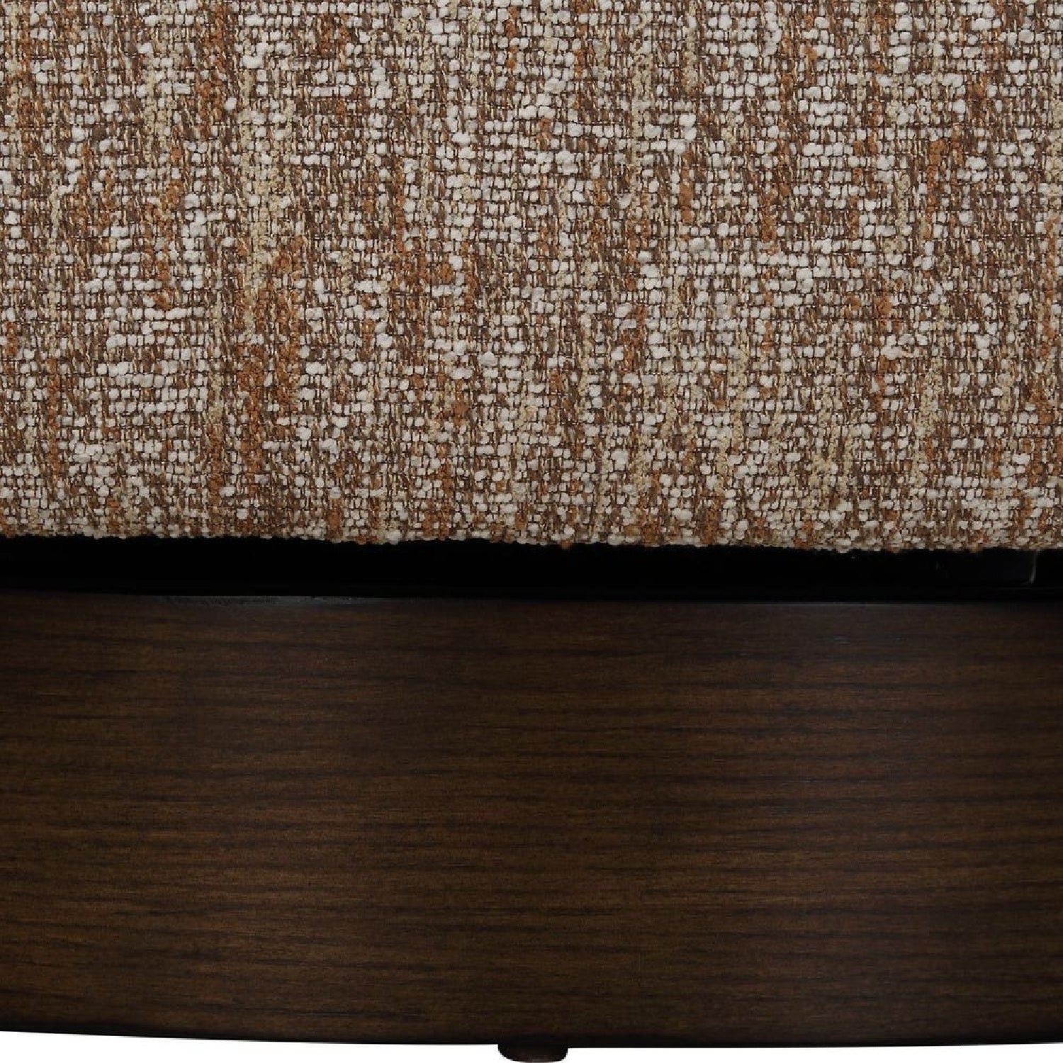 Luxury Brown Barrel Swivel Lounge Chair Modern Italian Style for Villa