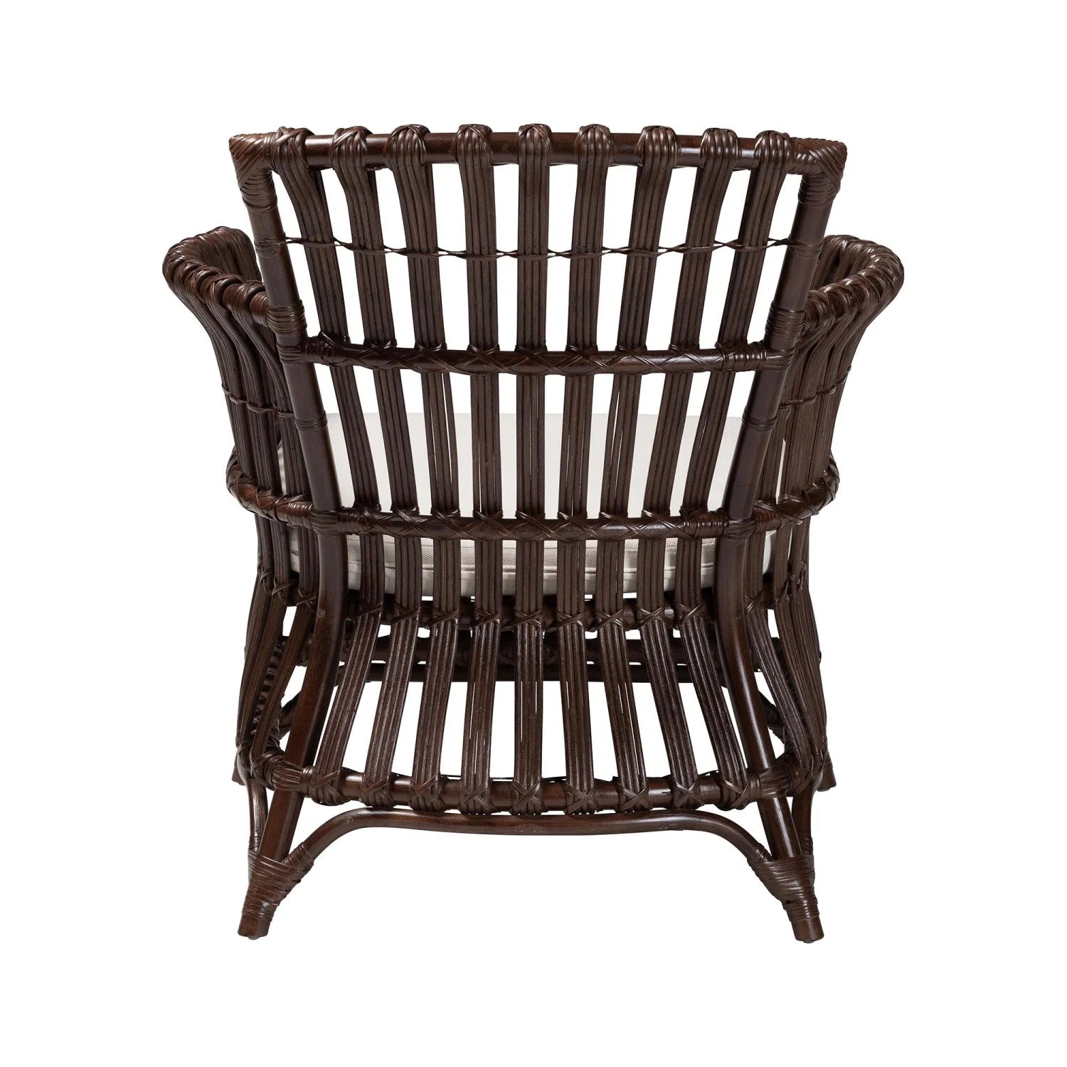Luxury Brown Bohemian Accent Chair Modern Italian Style for Villa