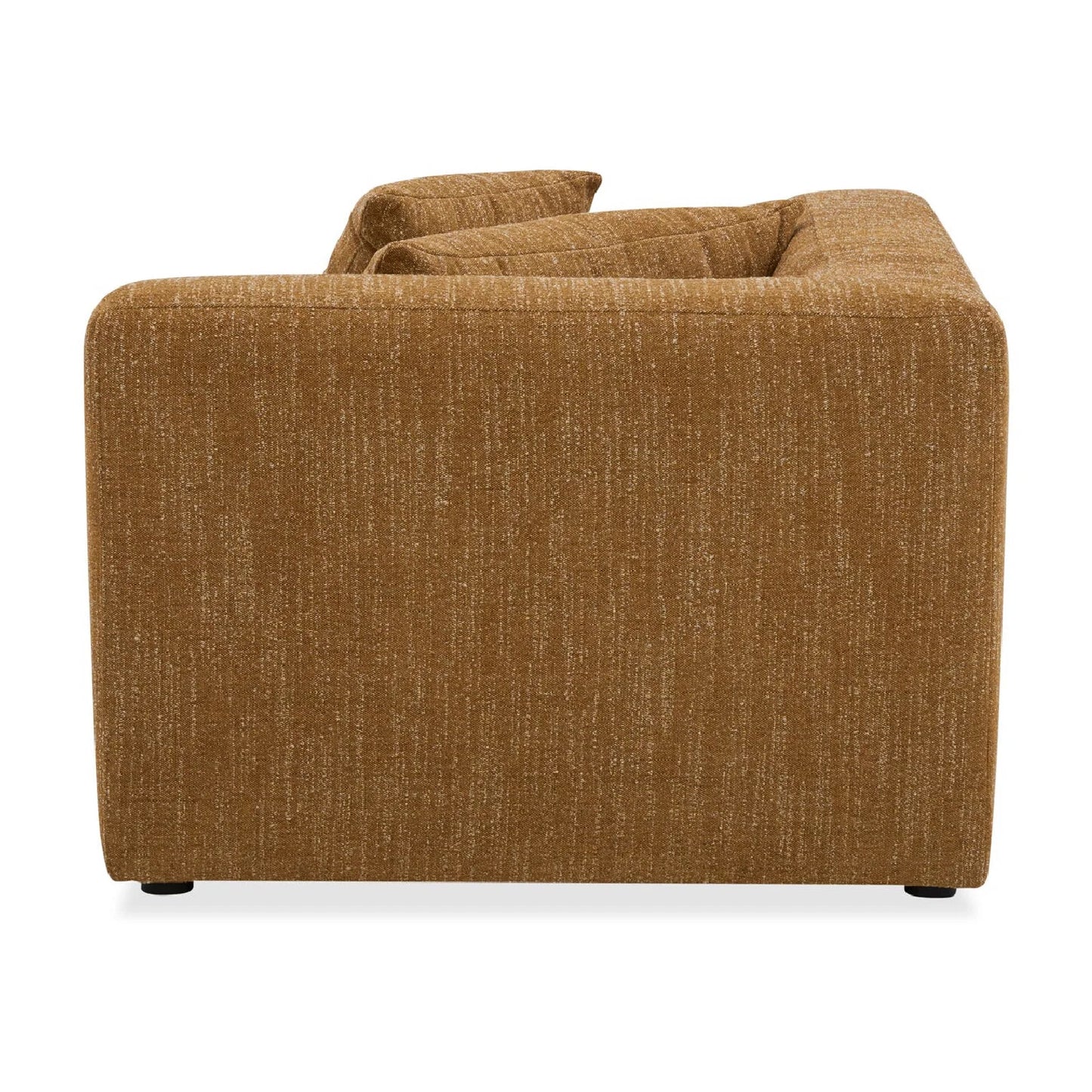 Luxury Brown Fabric Corner Chair Modern Italian Style for Villa