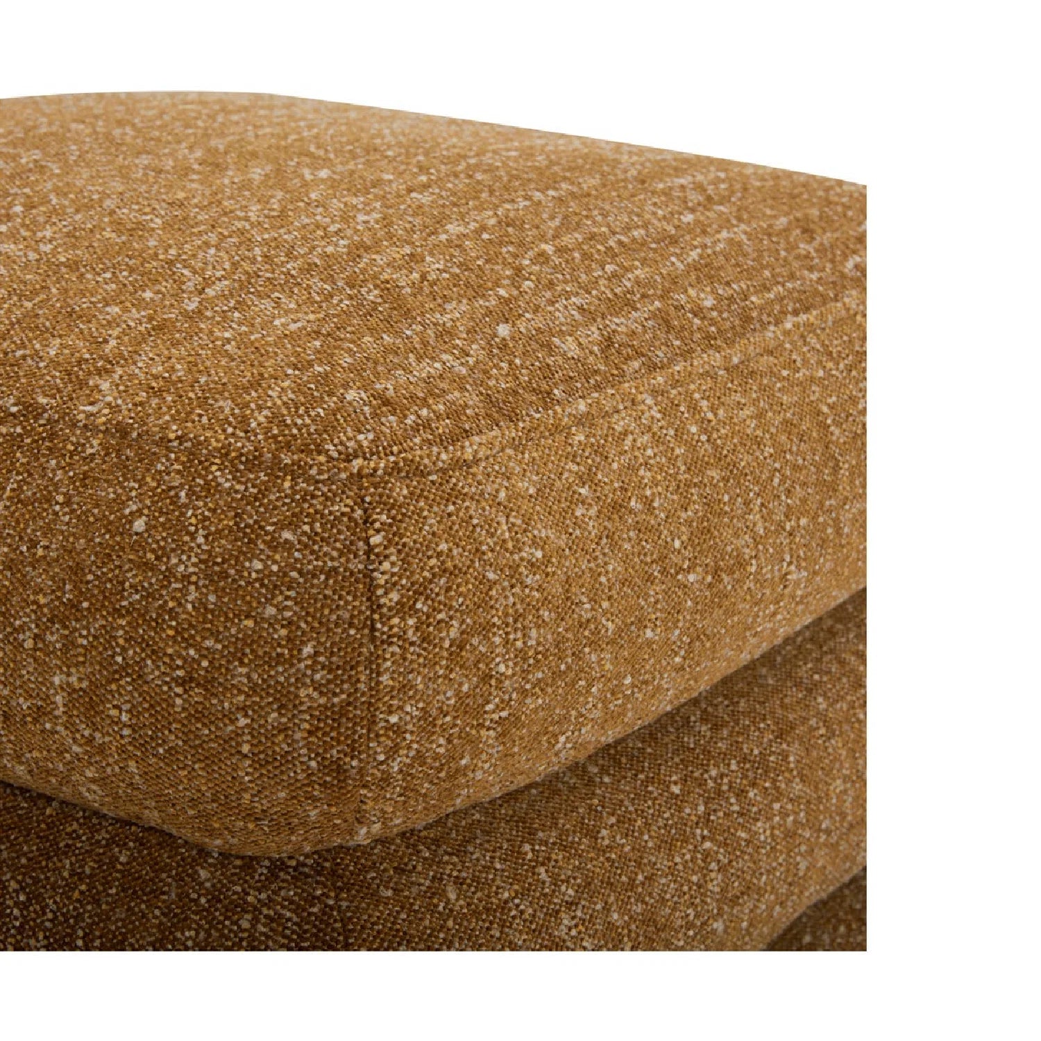 Luxury Brown Fabric Corner Chair Modern Italian Style for Villa