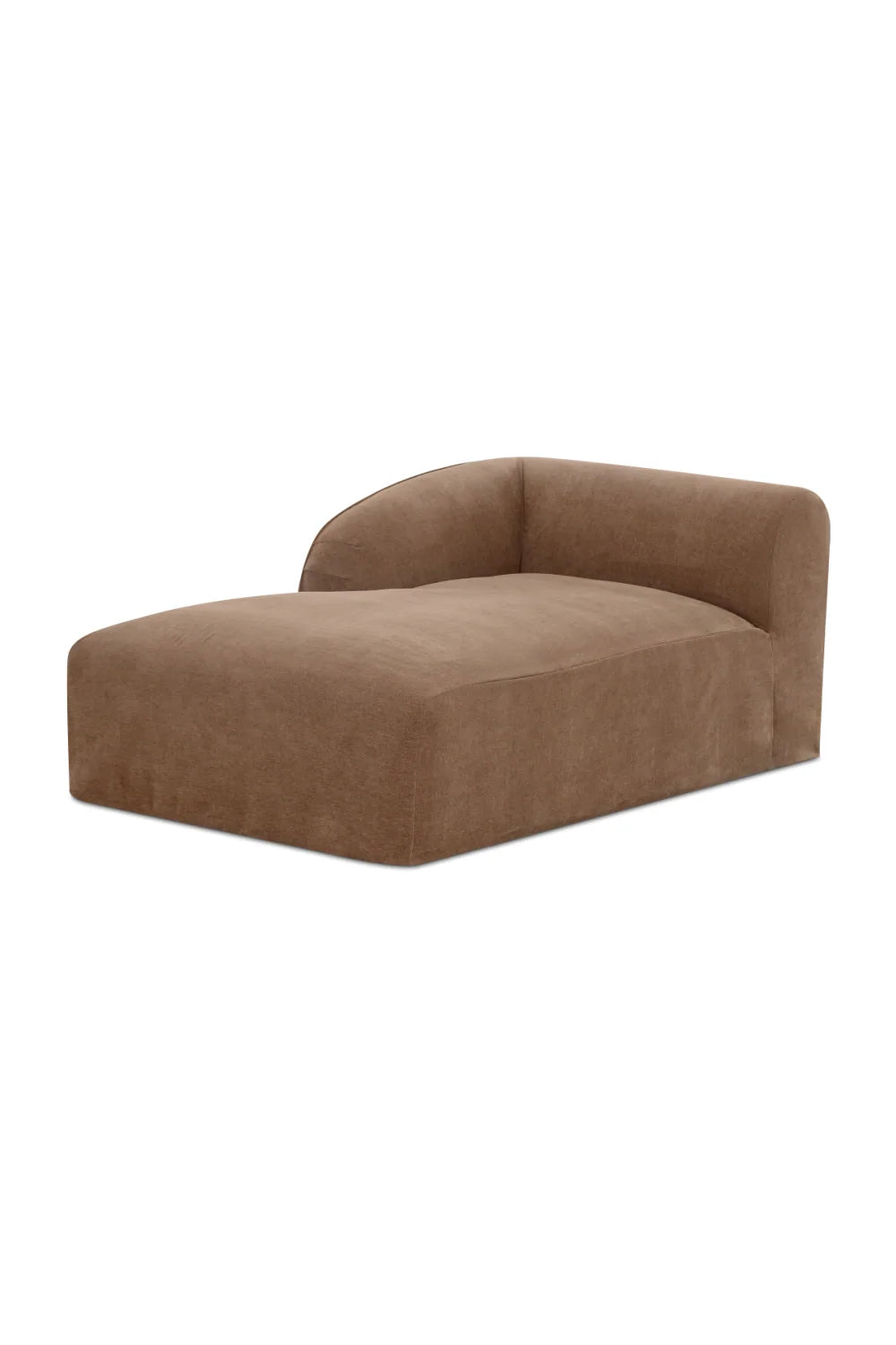 Luxury Brown Fabric Modular Sofa Modern Italian Style for Villa