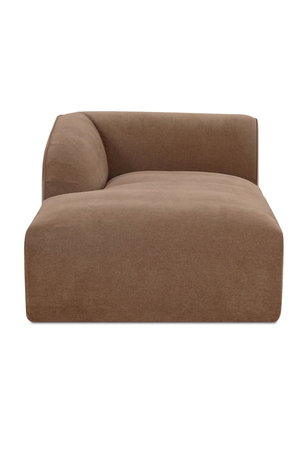 Luxury Brown Fabric Modular Sofa Modern Italian Style for Villa