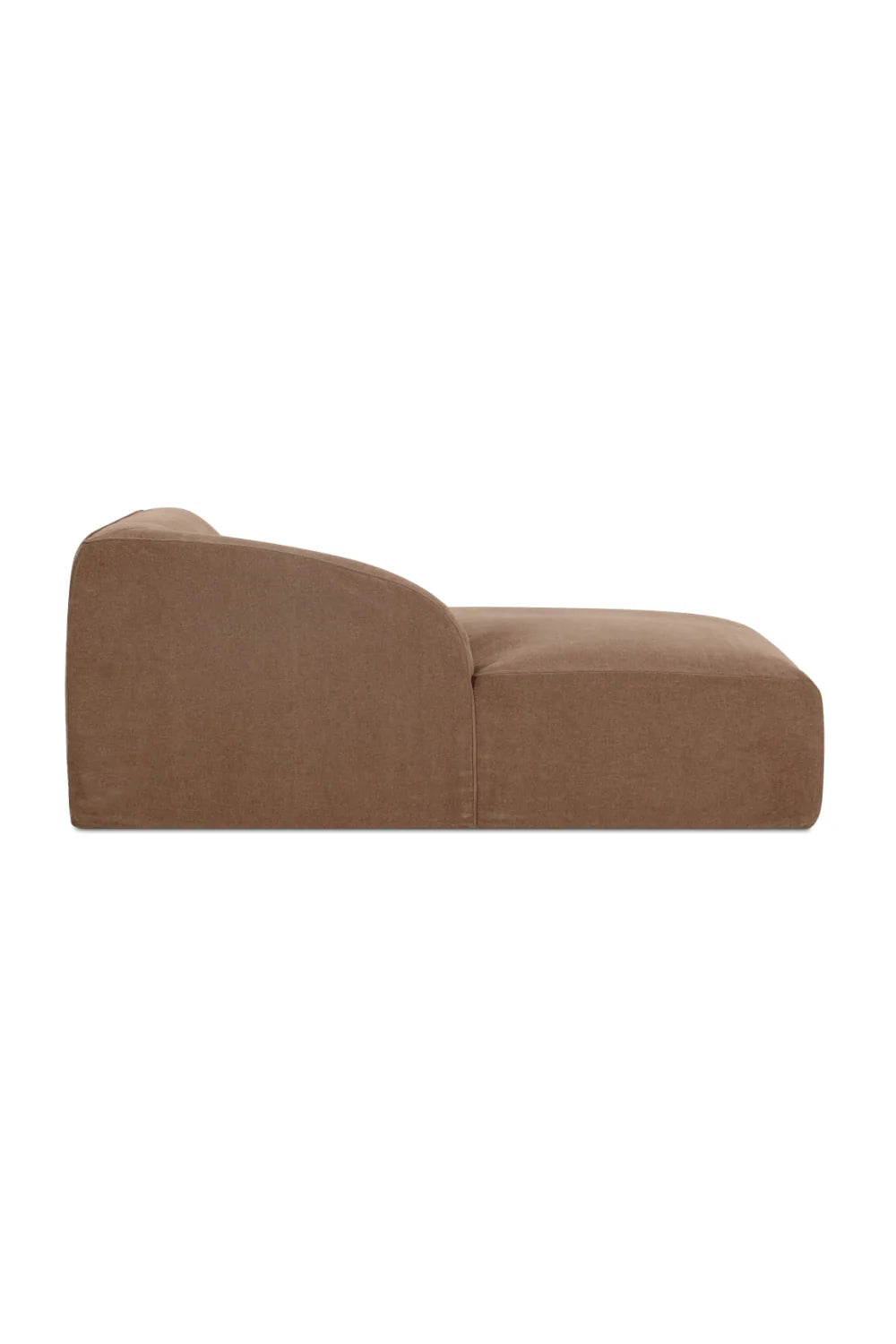 Luxury Brown Fabric Modular Sofa Modern Italian Style for Villa