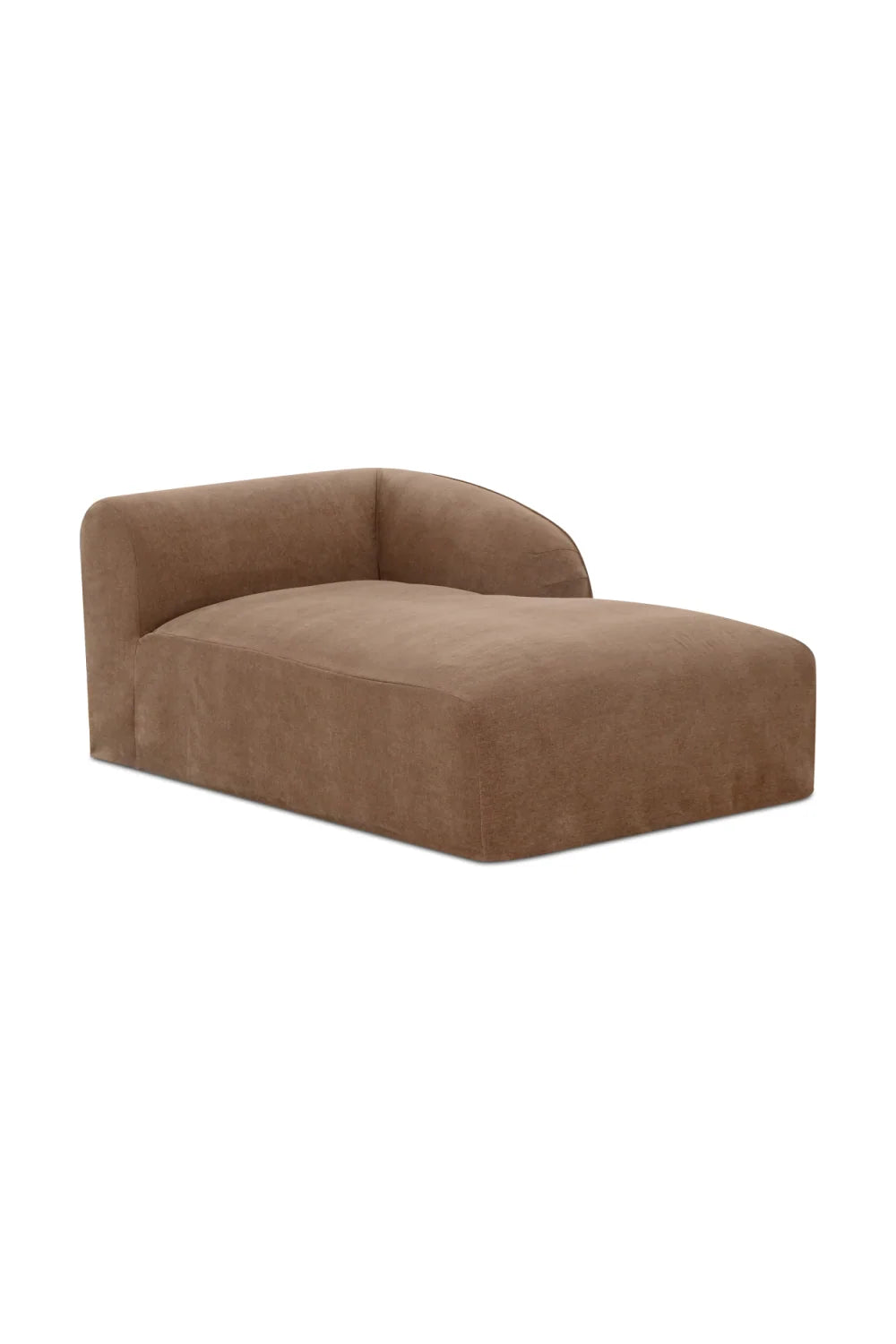 Luxury Brown Fabric Modular Sofa Modern Italian Style for Villa