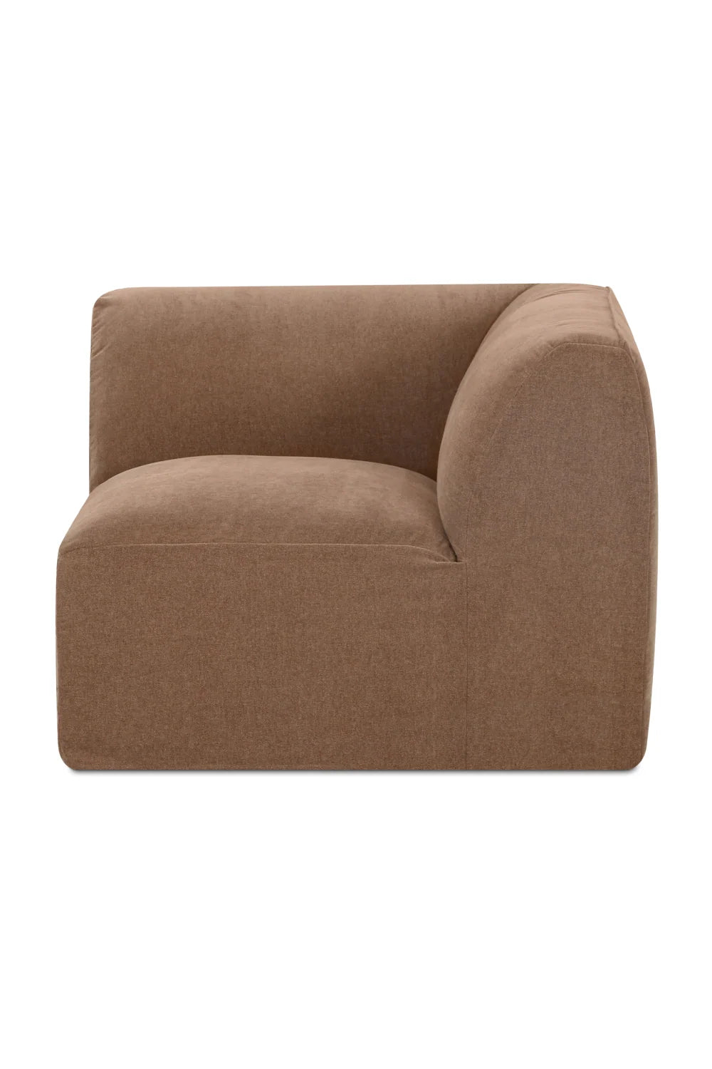 Luxury Brown Fabric Modular Sofa Modern Italian Style for Villa