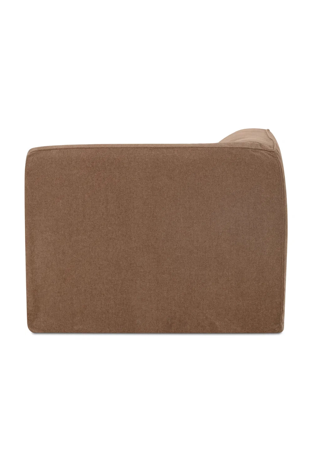 Luxury Brown Fabric Modular Sofa Modern Italian Style for Villa
