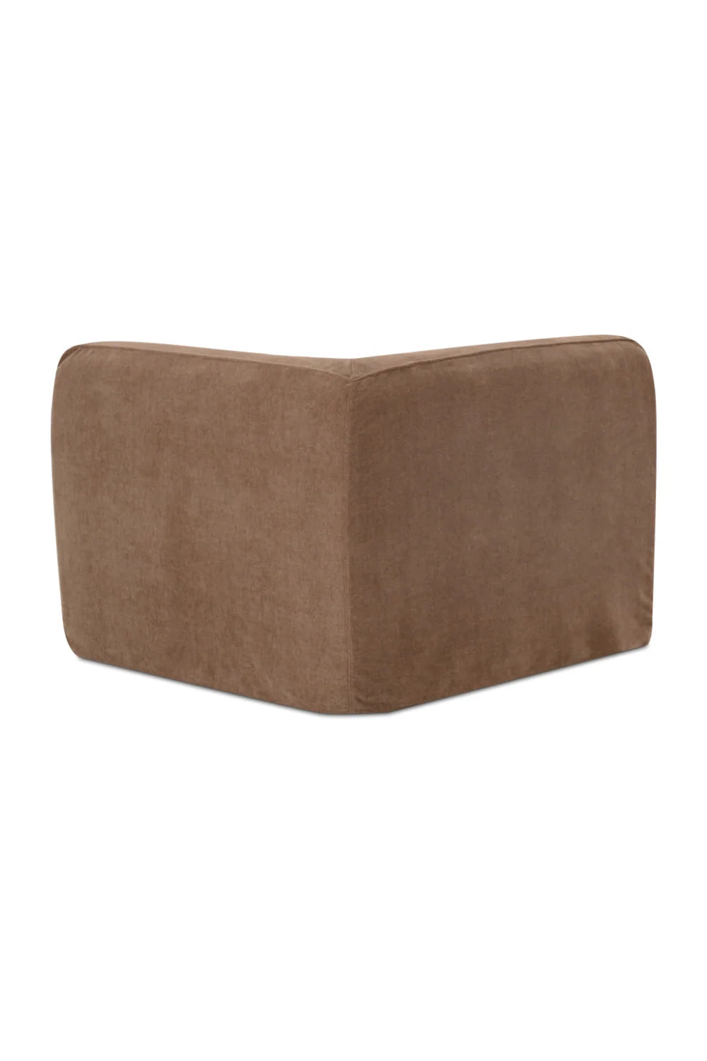 Luxury Brown Fabric Modular Sofa Modern Italian Style for Villa