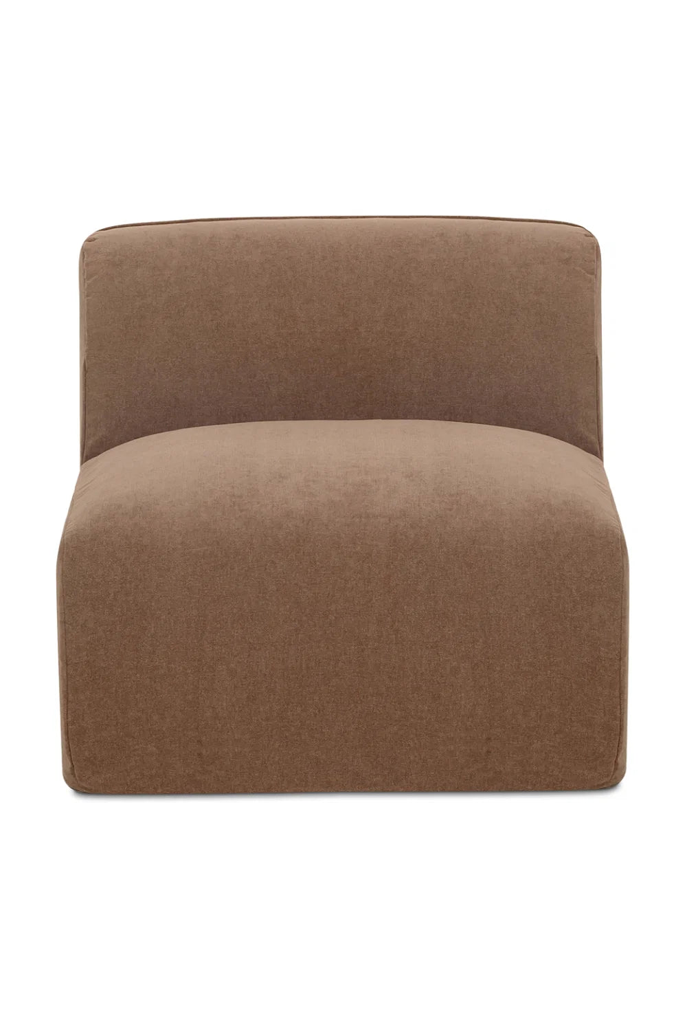 Luxury Brown Fabric Modular Sofa Modern Italian Style for Villa
