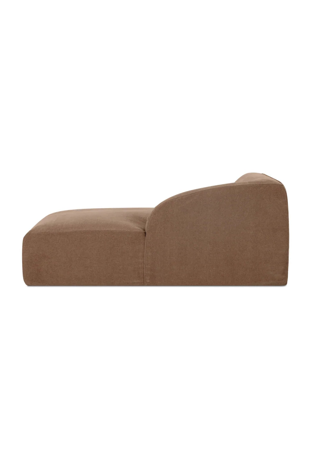 Luxury Brown Fabric Modular Sofa Modern Italian Style for Villa