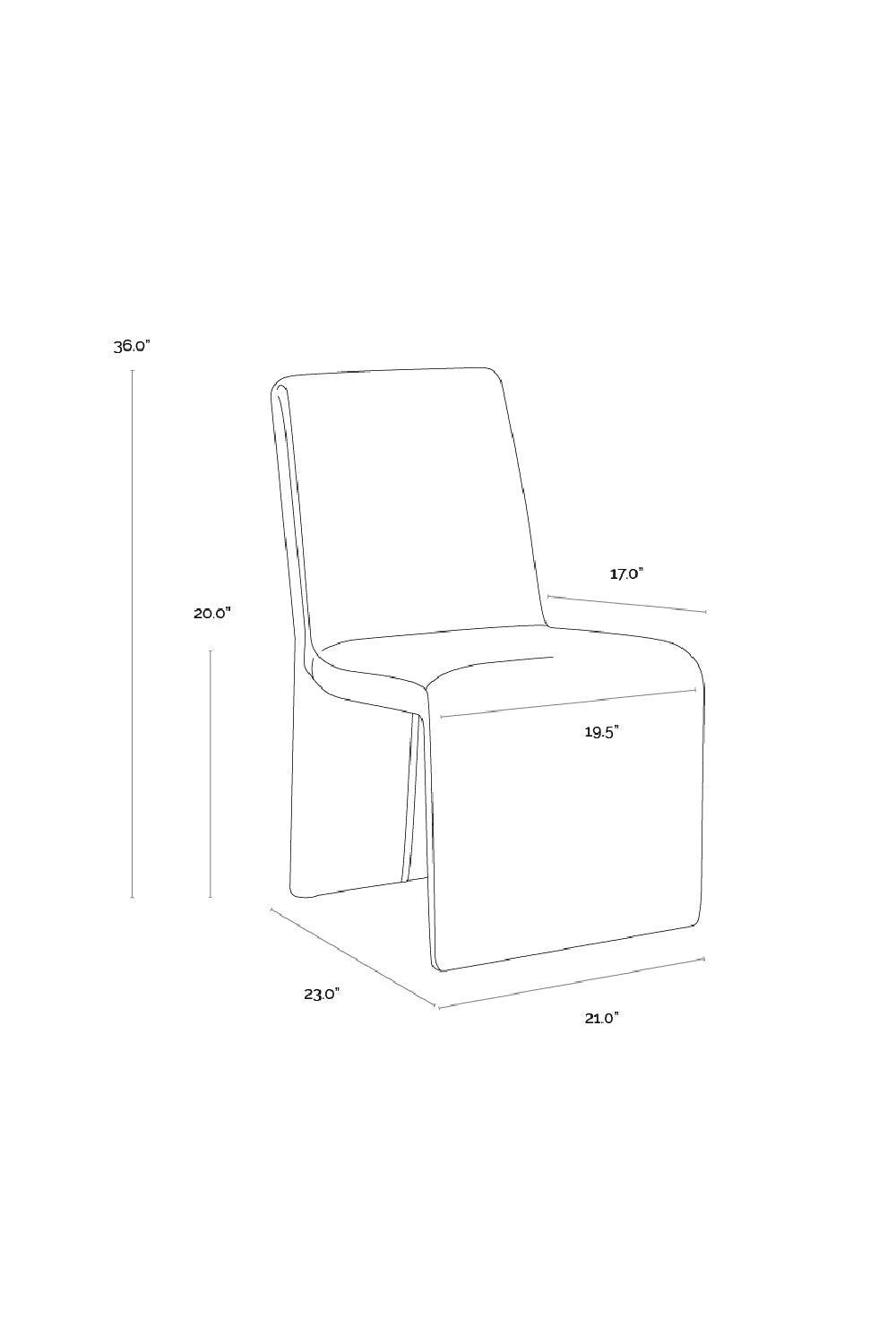 Luxury Brown Leather Dining Chair European Style for Villa