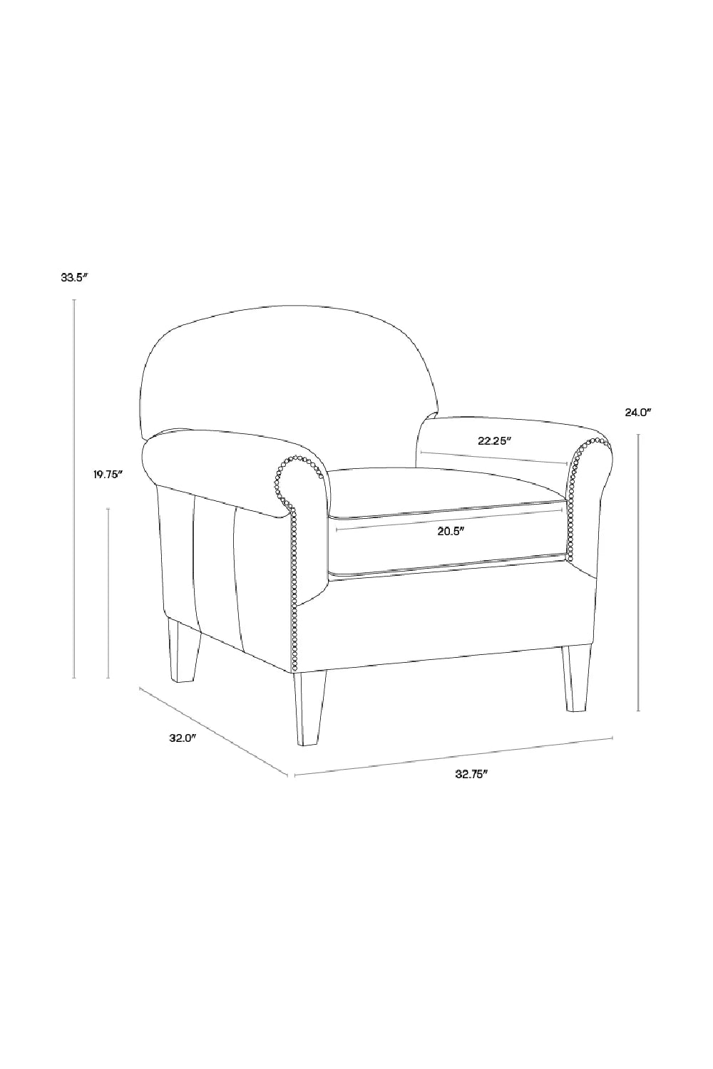 Luxury Brown Leather Lounge Chair Modern European Style for Villa