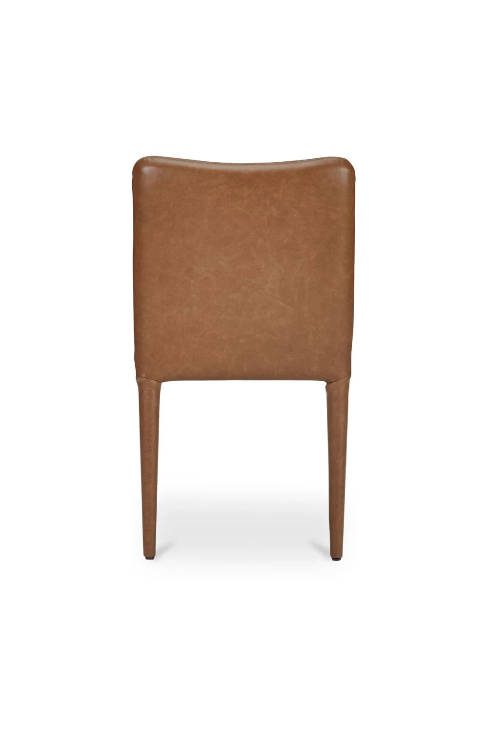 Luxury Brown Leather Modern Dining Chair European Style for Villa