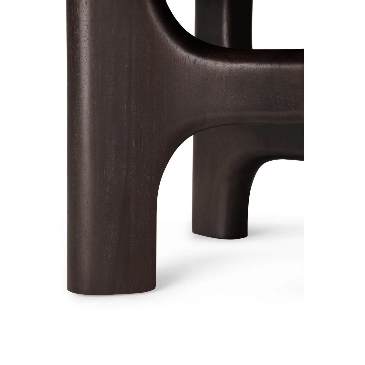 Luxury Brown Mahogany Coffee Table Modern Italian Style for Villa