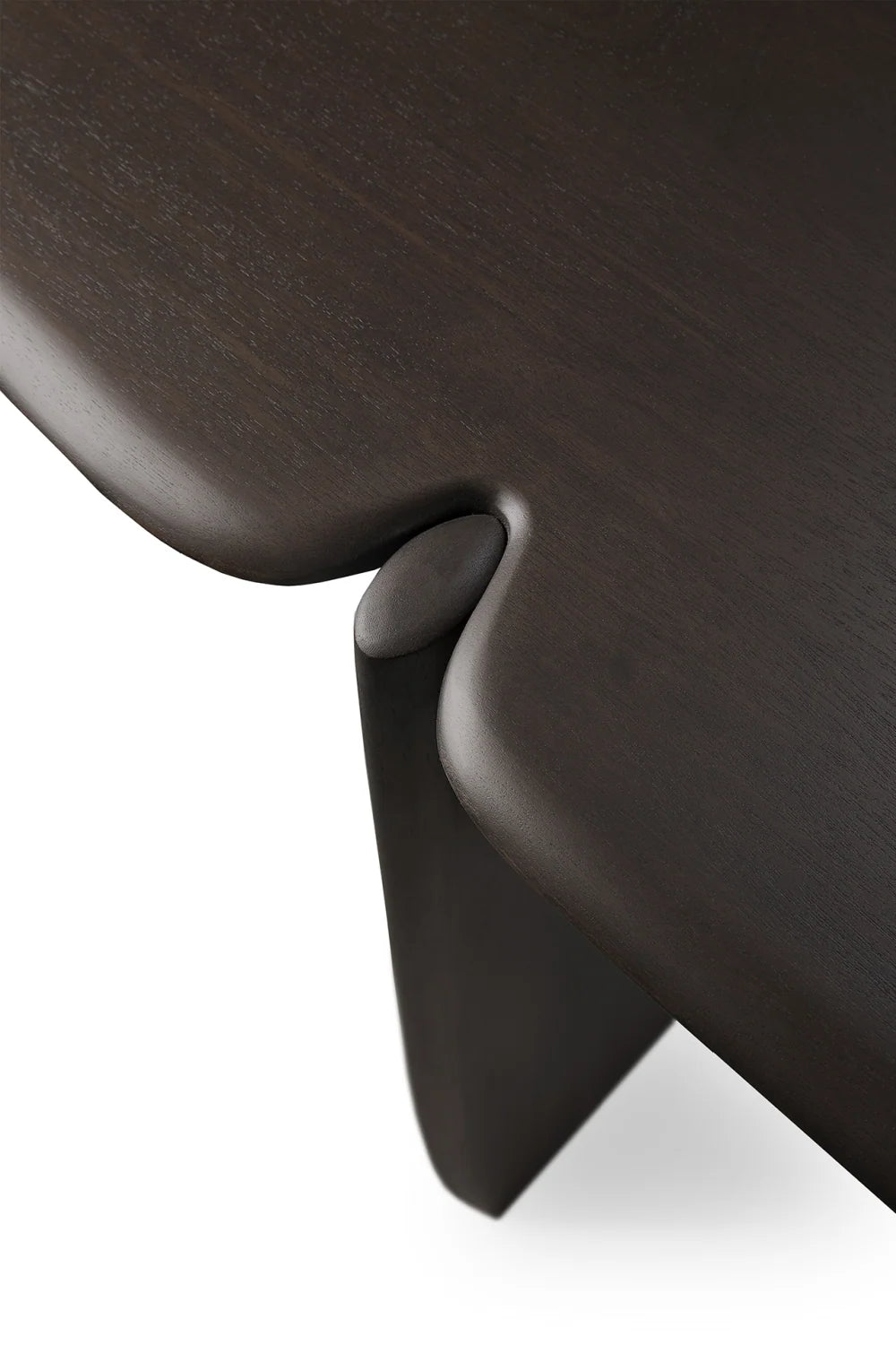 Luxury Brown Mahogany Console Table Modern Italian Style for Villa