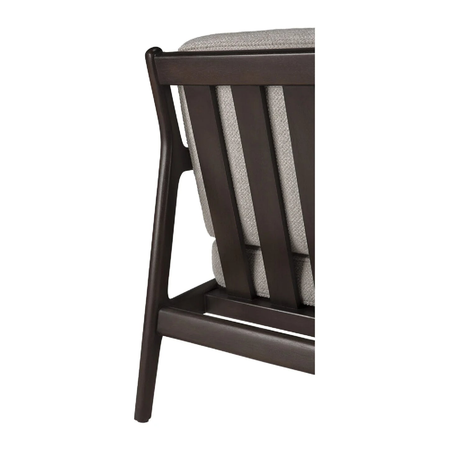 Luxury Brown Mahogany Lounge Chair Modern Italian Style for Villa