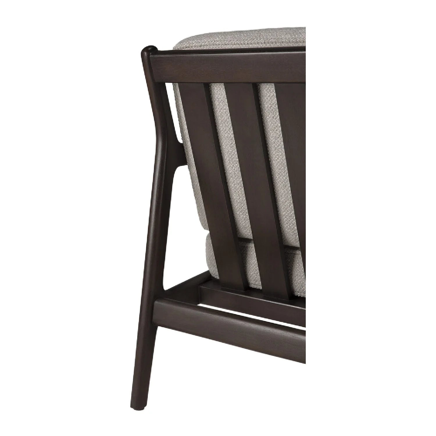 Luxury Brown Mahogany Lounge Chair Modern Italian Style for Villa