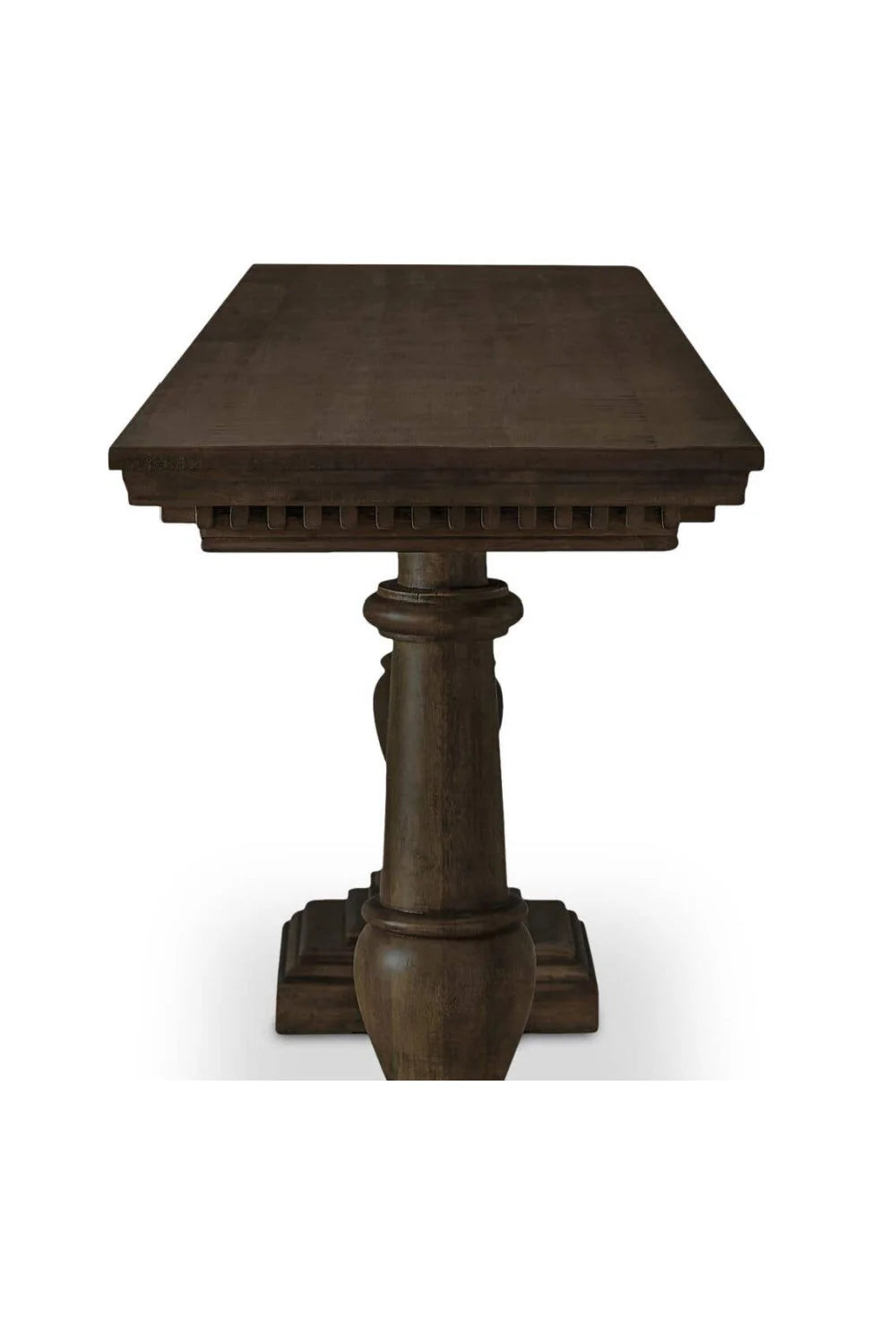 Luxury Brown Mango Wood Console Table Modern Italian Style for Villa