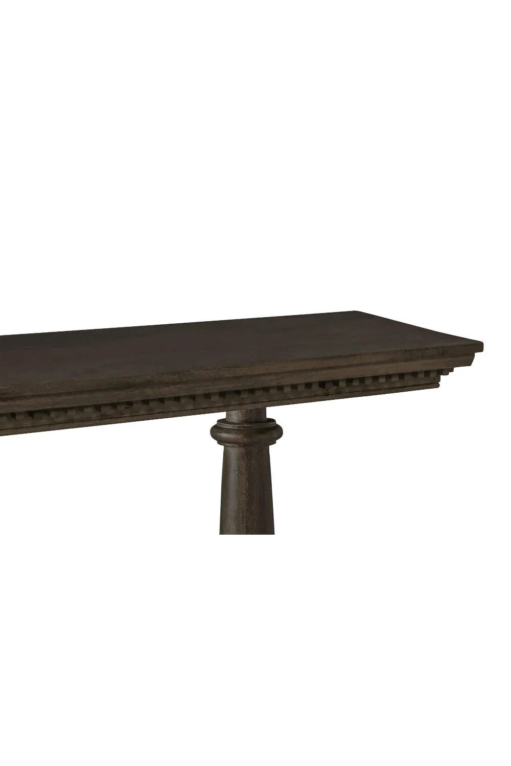 Luxury Brown Mango Wood Console Table Modern Italian Style for Villa