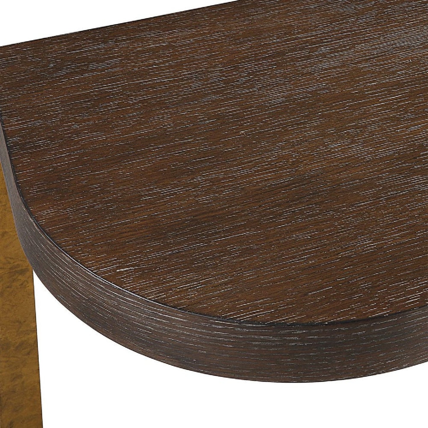 Luxury Brown Oak Console Table Modern Italian Style for Villa