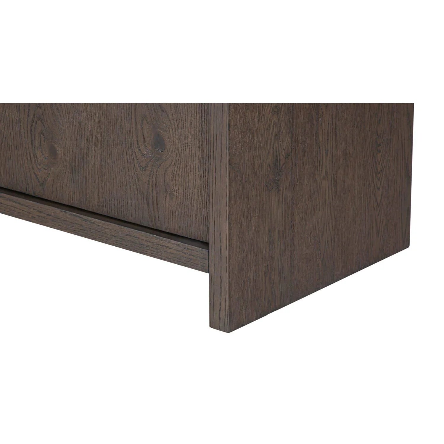 Luxury Brown Oak Media Unit Modern Italian Style for Villa