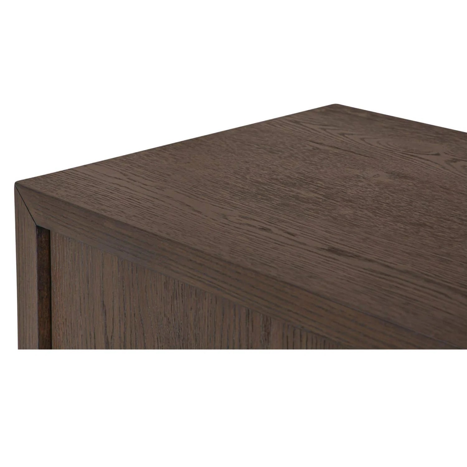 Luxury Brown Oak Media Unit Modern Italian Style for Villa