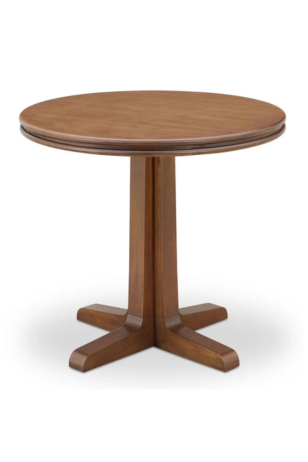 Luxury Brown Pine Pedestal Coffee Table Modern Italian Style for Villa