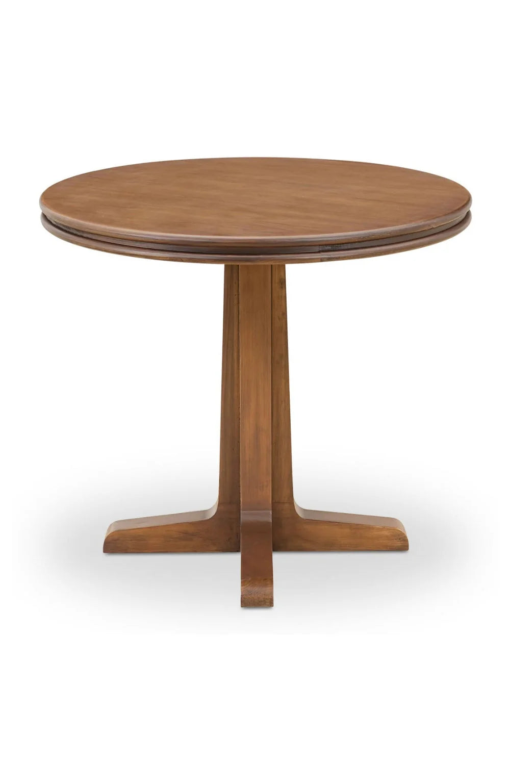 Luxury Brown Pine Pedestal Coffee Table Modern Italian Style for Villa