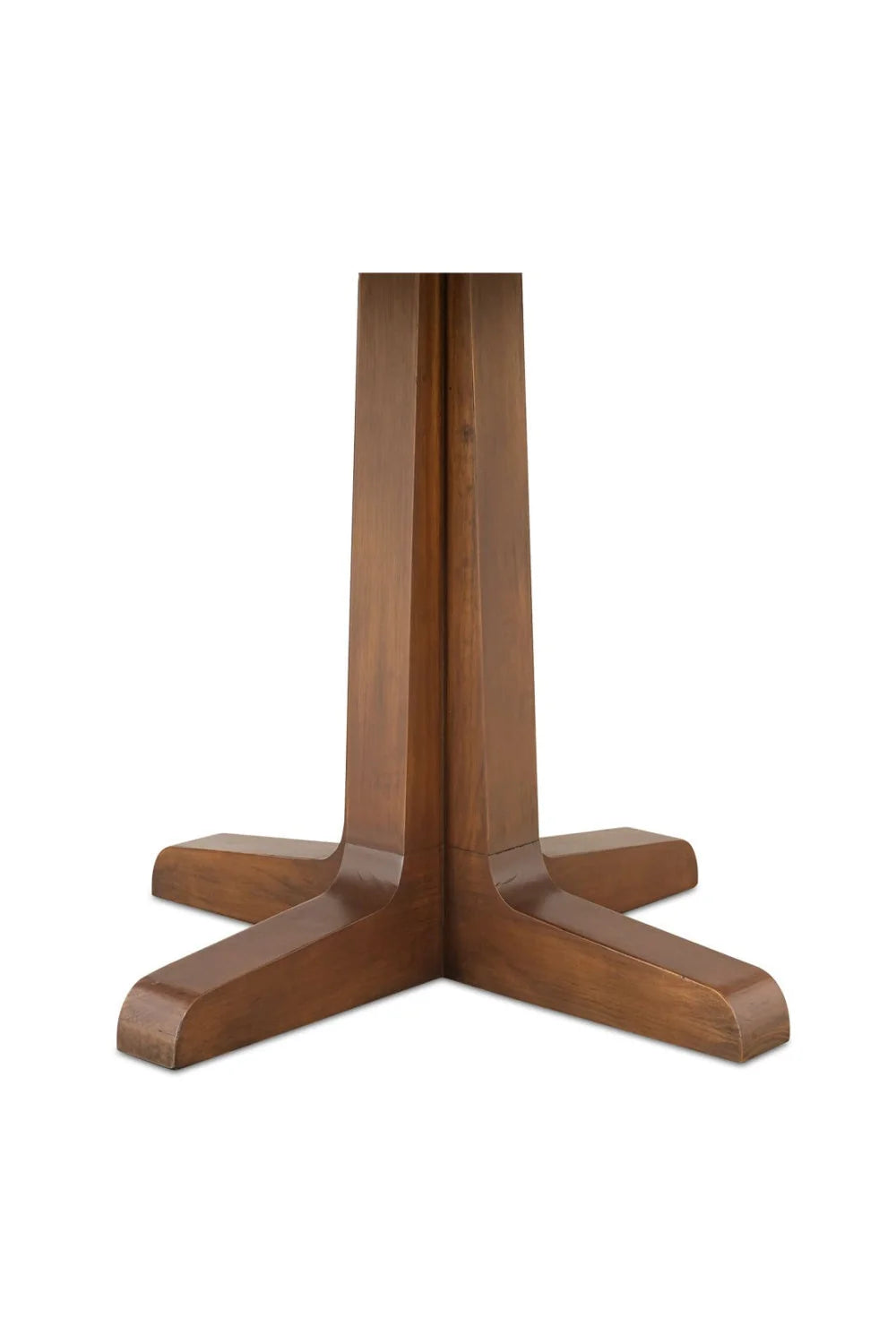 Luxury Brown Pine Pedestal Coffee Table Modern Italian Style for Villa