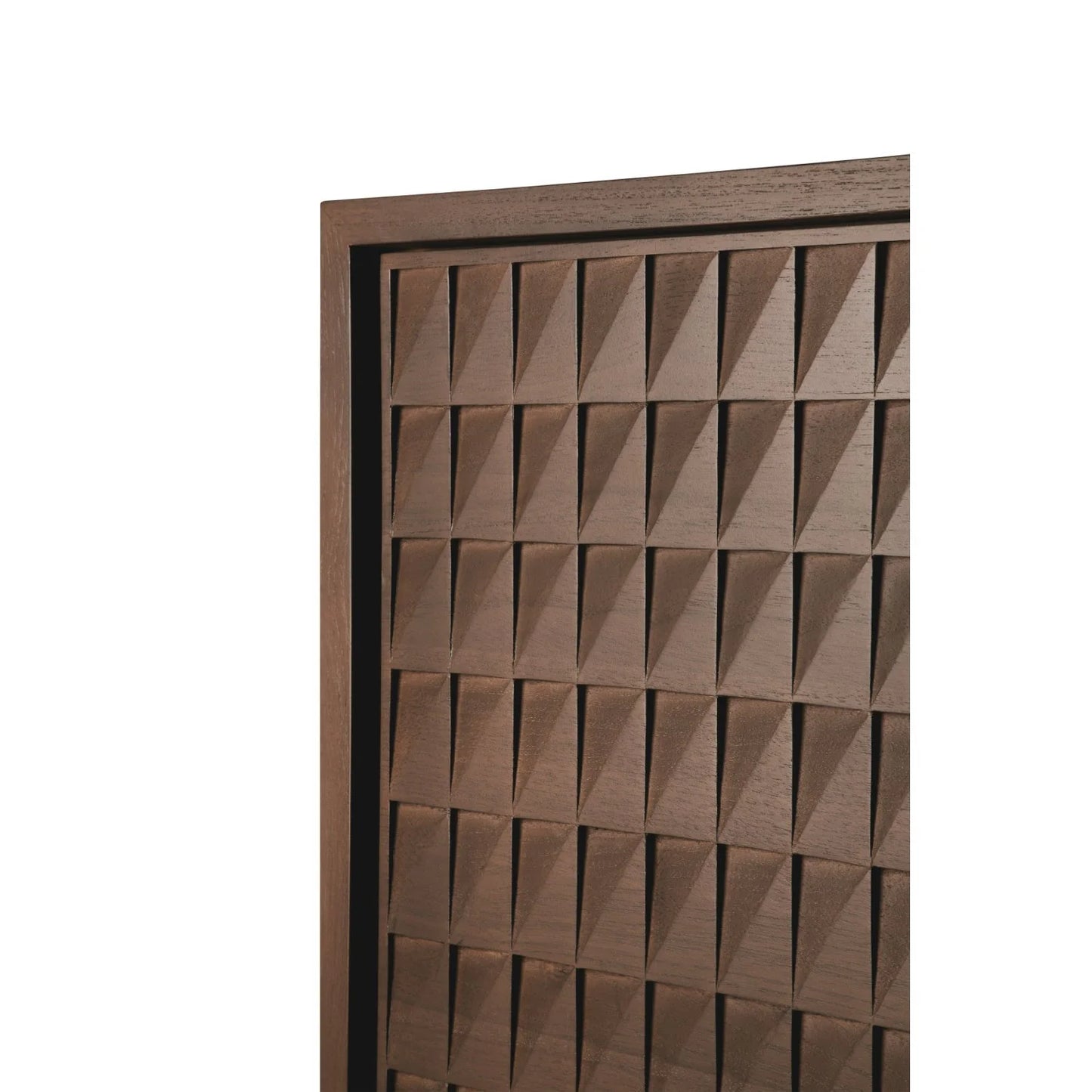 Luxury Brown Teak TV Cabinet Modern Italian Style for Villa