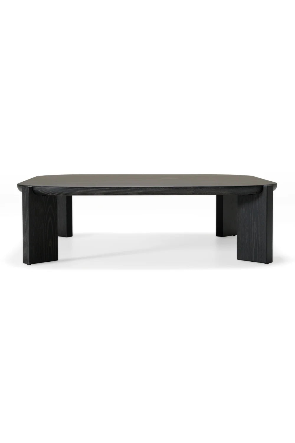 Luxury Brown Veneer Square Coffee Table Modern Italian Style for Villa