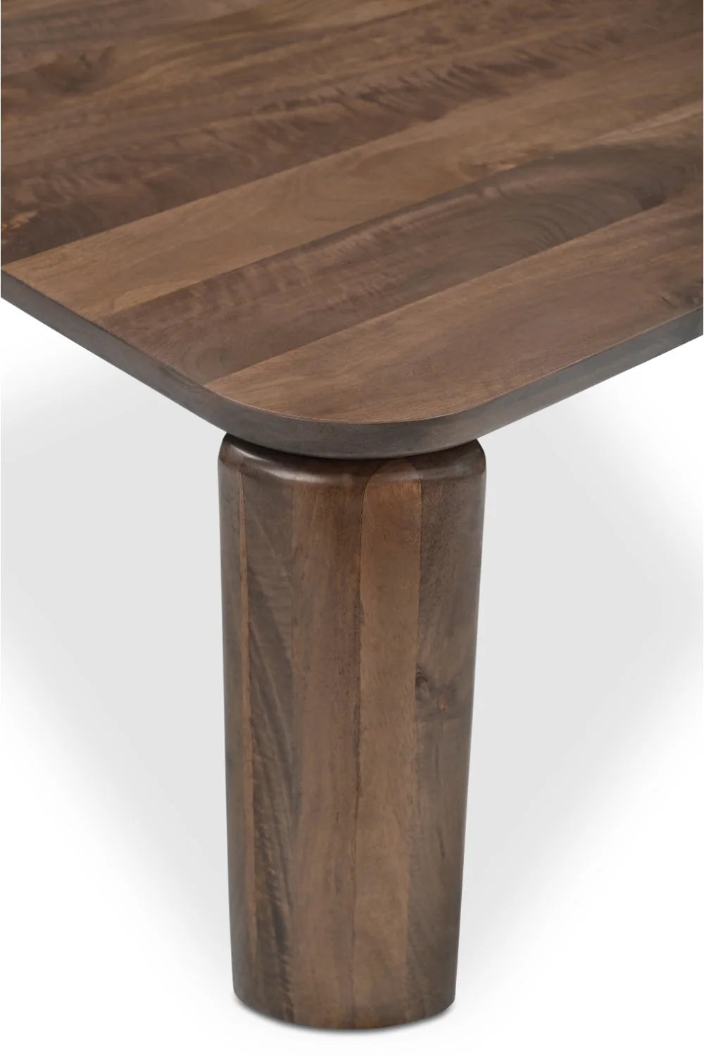 Luxury Brown Wood Nesting Coffee Table Modern Italian Style for Villa